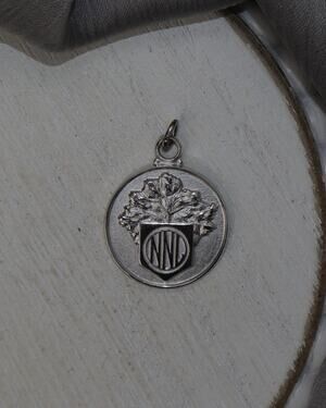 Vintage Sterling Silver Monogram Letters “ NND” Charm 4.2G / 1in